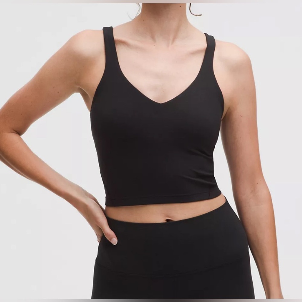 lululemon athletica Black Tank Top